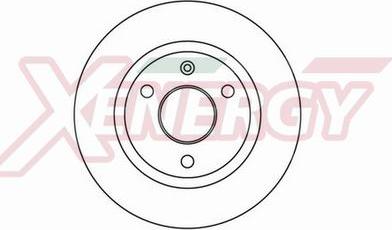 AP XENERGY X601044 - Тормозной диск autospares.lv