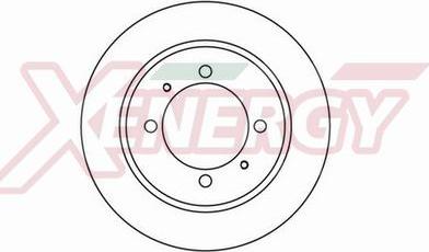 AP XENERGY X601059 - Тормозной диск autospares.lv