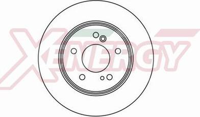 AP XENERGY X601050 - Тормозной диск autospares.lv