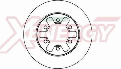 AP XENERGY X601005 - Тормозной диск autospares.lv