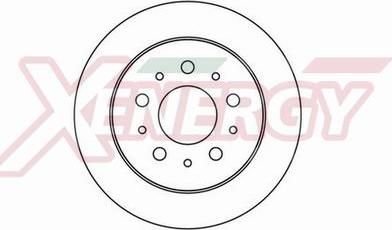 AP XENERGY X601013 - Тормозной диск autospares.lv