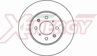 AP XENERGY X601082 - Тормозной диск autospares.lv