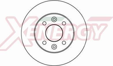 AP XENERGY X601036 - Тормозной диск autospares.lv