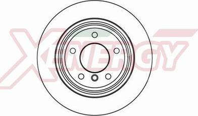 AP XENERGY X601029 - Тормозной диск autospares.lv