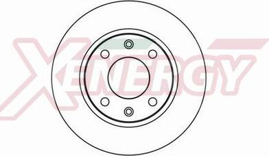 AP XENERGY X601024 - Тормозной диск autospares.lv