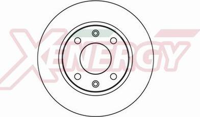 AP XENERGY X601025 - Тормозной диск autospares.lv