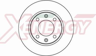 AP XENERGY X601074 - Тормозной диск autospares.lv