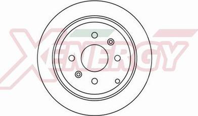 AP XENERGY X601076 - Тормозной диск autospares.lv