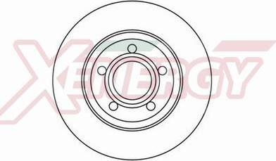 AP XENERGY X601071 - Тормозной диск autospares.lv