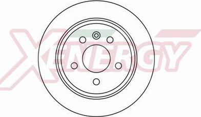 AP XENERGY X601143 - Тормозной диск autospares.lv