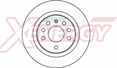 AP XENERGY X601101 - Тормозной диск autospares.lv