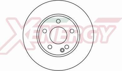 AP XENERGY X601129 - Тормозной диск autospares.lv