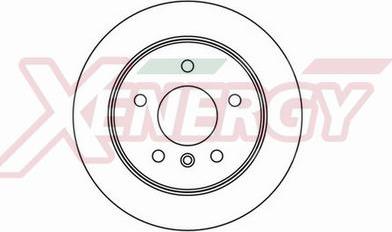 AP XENERGY X601126 - Тормозной диск autospares.lv