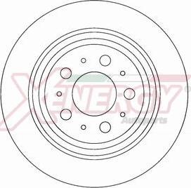 AP XENERGY X601179 - Тормозной диск autospares.lv