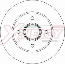 AP XENERGY X601354BS - Тормозной диск autospares.lv