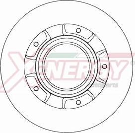 AP XENERGY X601360 - Тормозной диск autospares.lv