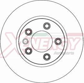 AP XENERGY X602486 - Тормозной диск autospares.lv