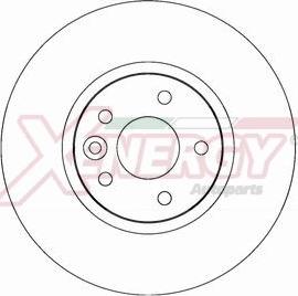 AP XENERGY X602538 - Тормозной диск autospares.lv