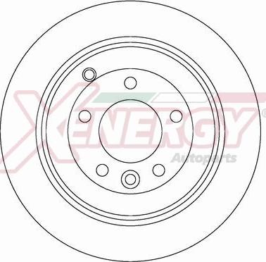 AP XENERGY X602525 - Тормозной диск autospares.lv