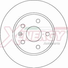 AP XENERGY X602614 - Тормозной диск autospares.lv