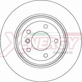 AP XENERGY X602625 - Тормозной диск autospares.lv