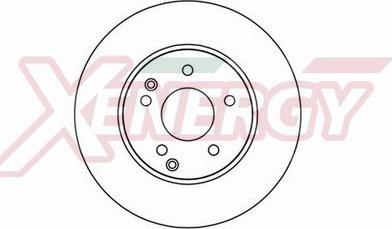 AP XENERGY X602095 - Тормозной диск autospares.lv