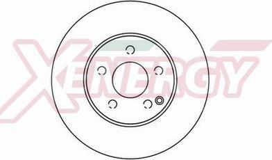 AP XENERGY X602098 - Тормозной диск autospares.lv