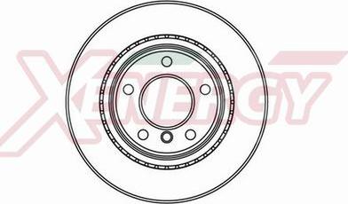 AP XENERGY X602043 - Тормозной диск autospares.lv