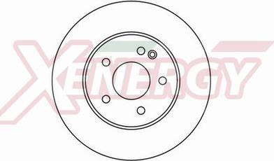 AP XENERGY X602068 - Тормозной диск autospares.lv