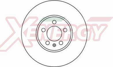 AP XENERGY X602063 - Тормозной диск autospares.lv