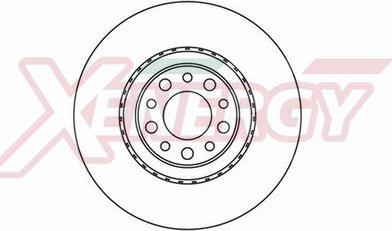 AP XENERGY X602007 - Тормозной диск autospares.lv