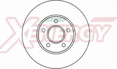 AP XENERGY X602080 - Тормозной диск autospares.lv