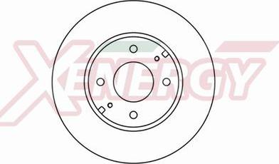 AP XENERGY X602082 - Тормозной диск autospares.lv