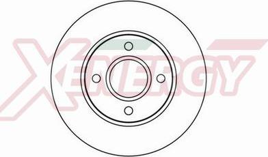 AP XENERGY X602087 - Тормозной диск autospares.lv