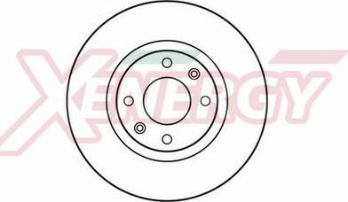 AP XENERGY X602038 - Тормозной диск autospares.lv