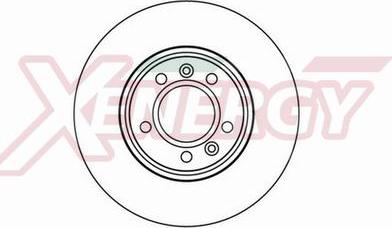 AP XENERGY X602037 - Тормозной диск autospares.lv