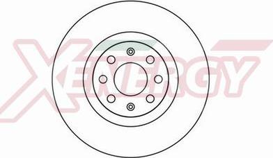 AP XENERGY X602024 - Тормозной диск autospares.lv