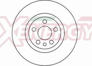 AP XENERGY X602026 - Тормозной диск autospares.lv