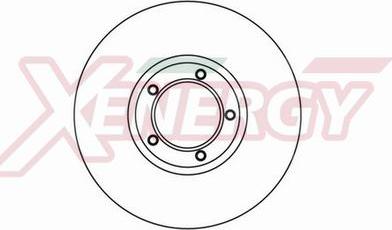 AP XENERGY X602074 - Тормозной диск autospares.lv