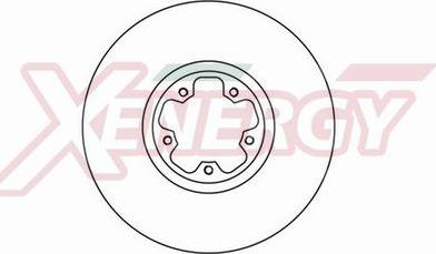 AP XENERGY X602076 - Тормозной диск autospares.lv