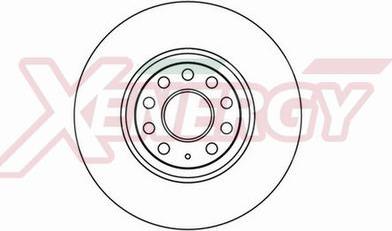 AP XENERGY X602072 - Тормозной диск autospares.lv