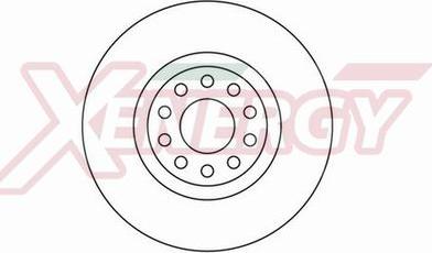 AP XENERGY X602194 - Тормозной диск autospares.lv