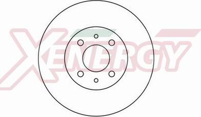 AP XENERGY X602149 - Тормозной диск autospares.lv