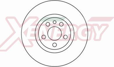 AP XENERGY X602156 - Тормозной диск autospares.lv