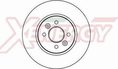 AP XENERGY X602151 - Тормозной диск autospares.lv