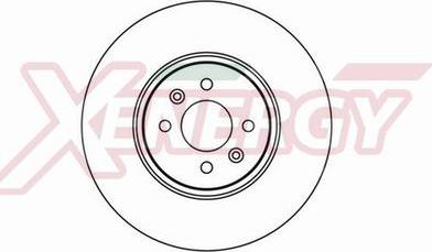 AP XENERGY X602165 - Тормозной диск autospares.lv