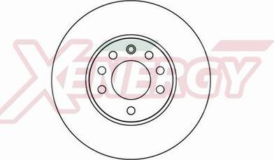 AP XENERGY X602161 - Тормозной диск autospares.lv