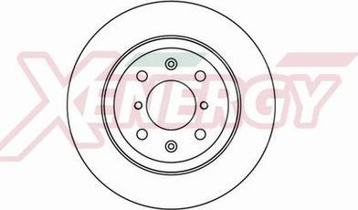 AP XENERGY X602163 - Тормозной диск autospares.lv