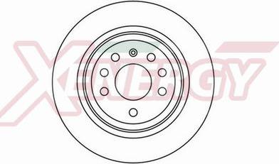 AP XENERGY X602162 - Тормозной диск autospares.lv