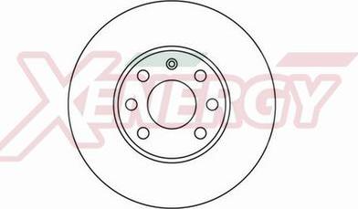 AP XENERGY X602108 - Тормозной диск autospares.lv